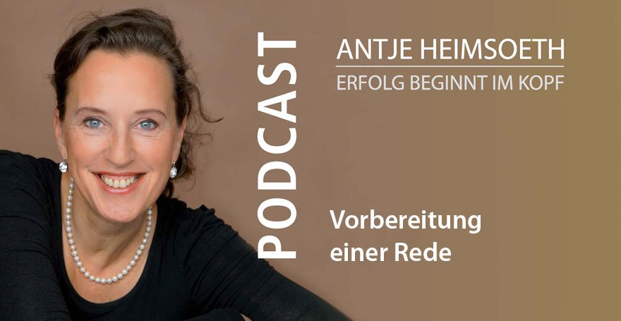 Vorbereitung einer Rede - Antje Heimsoeth