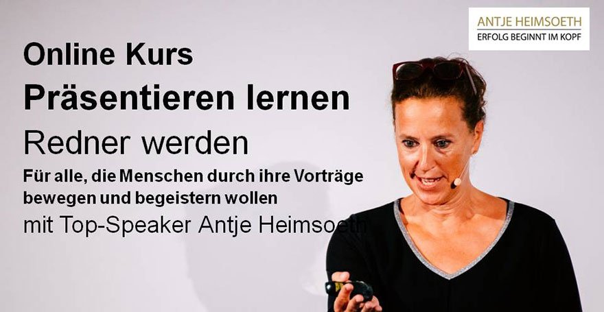 Kundenstimme, Bewertung zum Online Kurs „Redner werden / Speaker werden“