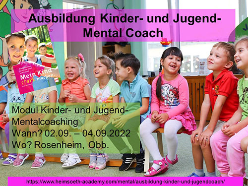Ausbildung zum Kinder- und Jugend Mental Coach 