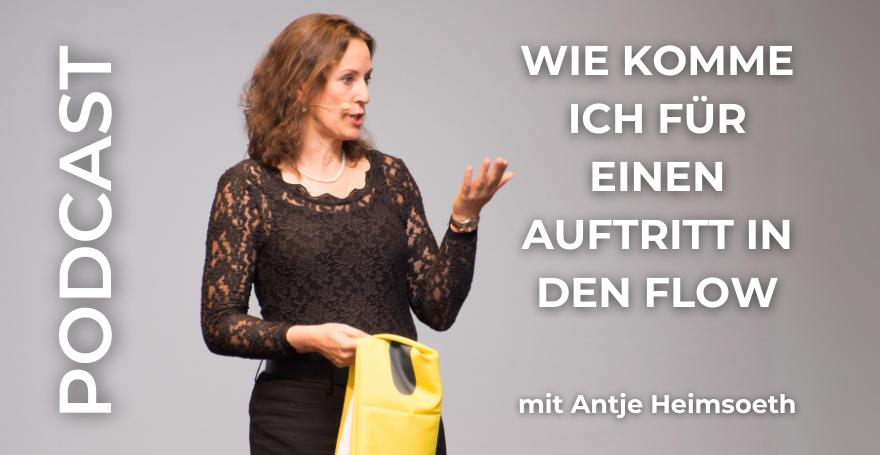 Wie komme ich für einen Auftritt in den Flow - sicher präsentieren