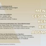 Mentale Gesundheit kennt keine Ausnahmen