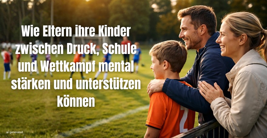Wie Eltern ihre Kinder zwischen Druck, Schule und Wettkampf mental stärken und unterstützen können