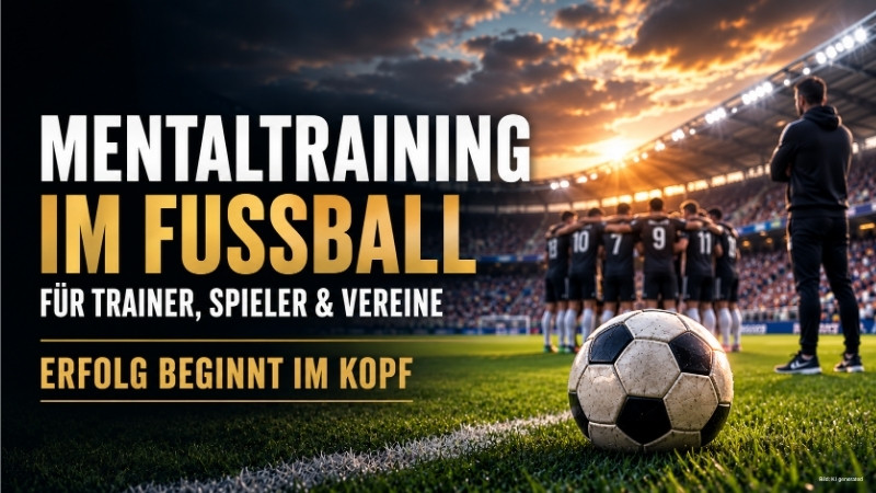 Mentaltraining im Fußball für Trainer, Spieler & Vereine. Erfolg beginnt im Kopf - Heimsoeth Academy - Bild: KI generated Mentaltraining im Fußball für Trainer, Spieler & Vereine. Erfolg beginnt im Kopf - Heimsoeth Academy - Bild: KI generated