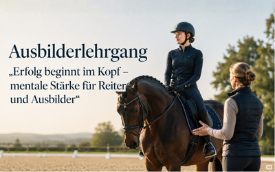 Ausbilderlehrgang „Erfolg beginnt im Kopf – mentale Stärke für Reiter und Ausbilder“ - Bild KI generiert