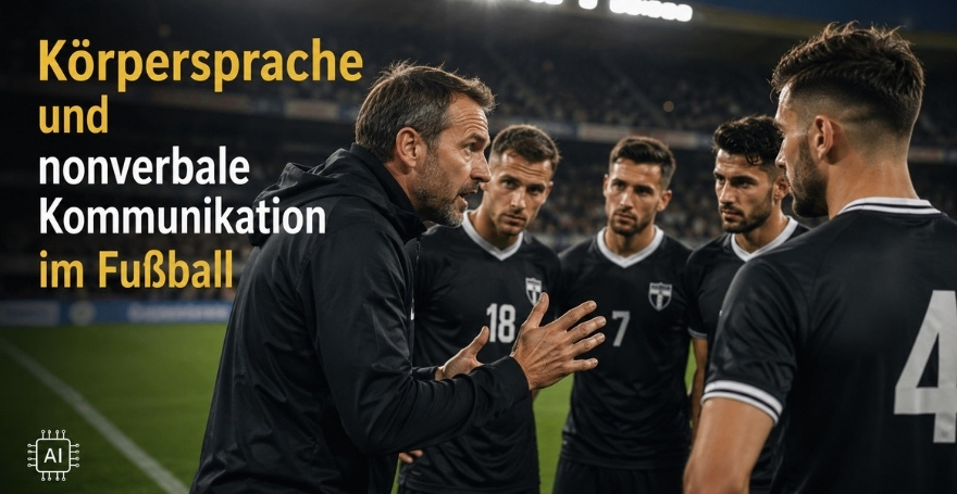 Körpersprache im Fußball: Nonverbale Kommunikation & mentale Stärke - Antje Heimsoeth - Bild KI generiert