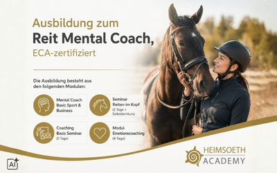 Mentalcoach im Pferdesport - Antje Heimsoeth - Bild KI generiert