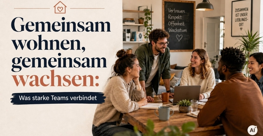 Statt Hotelzimmer: gemeinsam wohnen. Gemeinsam erleben. Gemeinsam wachsen.